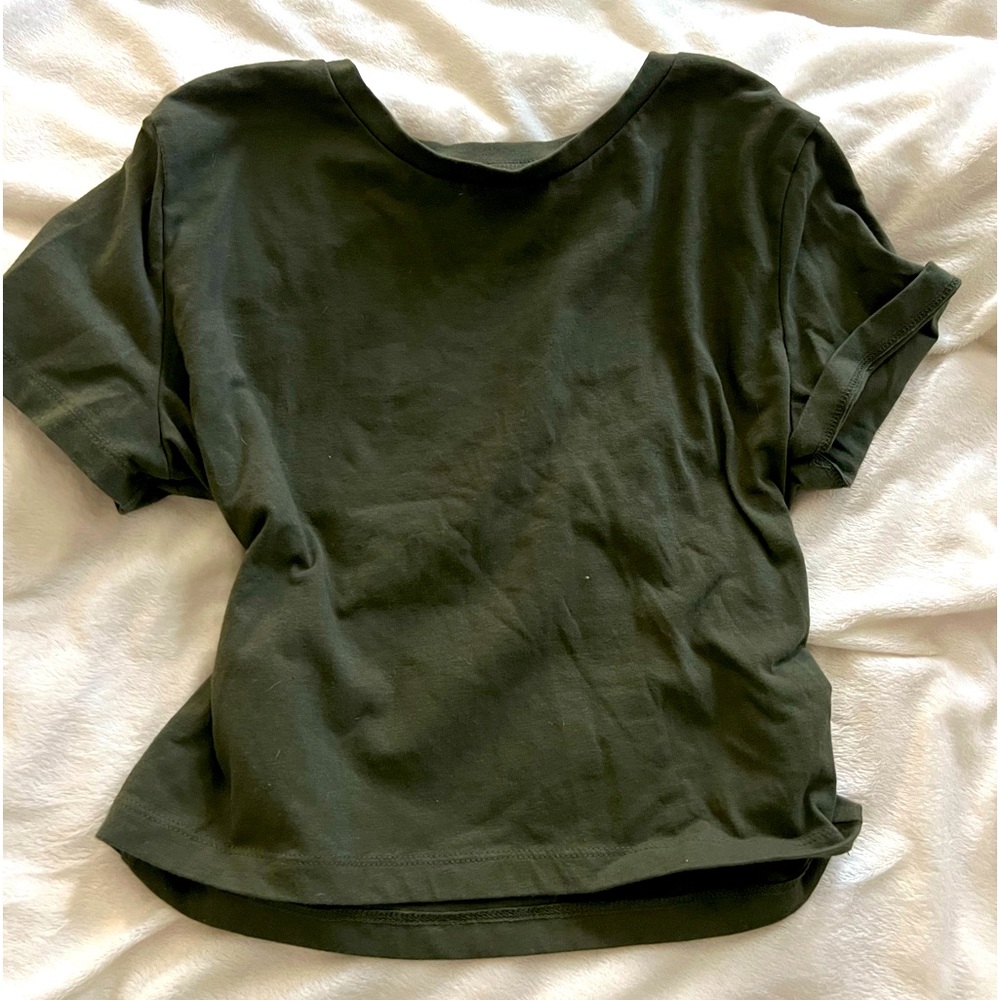 Wild fable green crop top